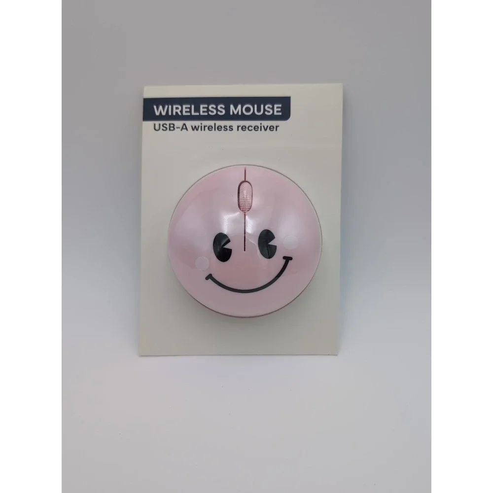 Computer Mouse Smile Light Pink - Bullseye's Playground